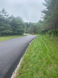 completed residential asphalt driveway in Grand Valley