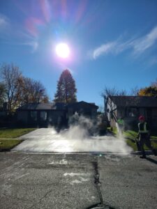 Residential driveway paved in Orangeville